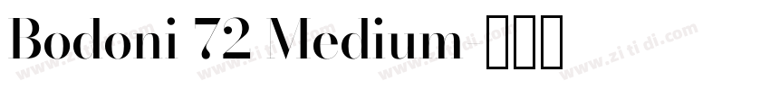 Bodoni 72 Medium字体转换